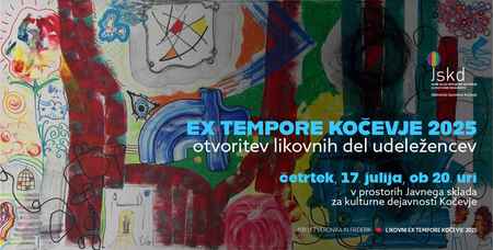 Vabilo JSKD OI Kočevje - Likovni ex tempore Kočevje 2025