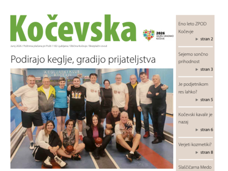 Kočevska št. 121 - junij 2026